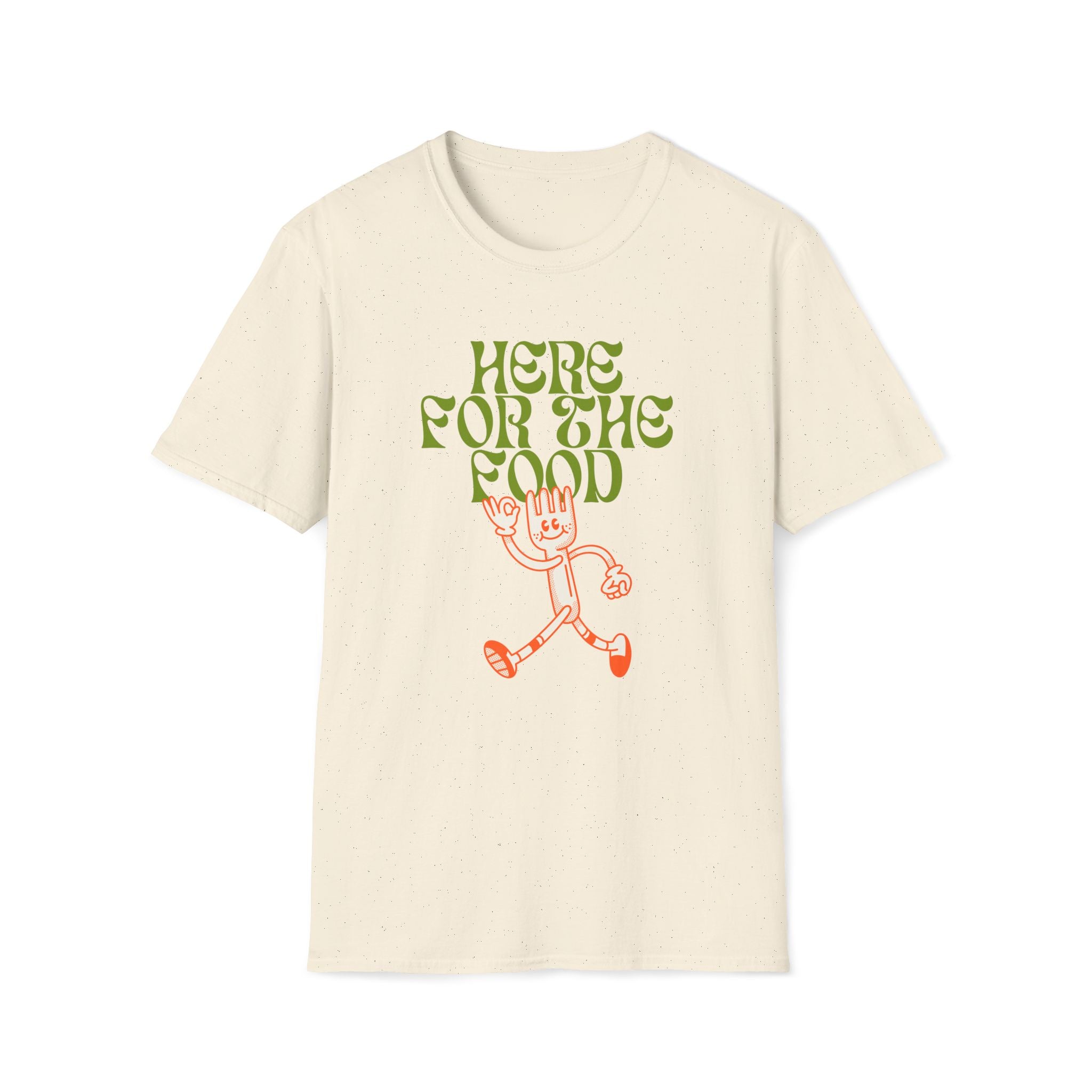 Here For The Food - Unisex Softstyle T-Shirt