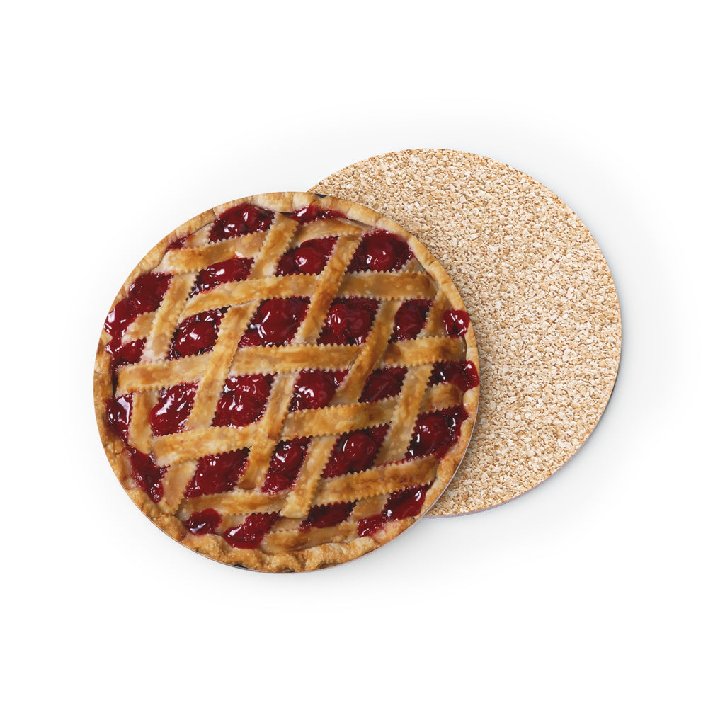 Cherry Pie - Round Coasters Round 3.7" x 3.7" 1pc Round Coaster Australian Printer