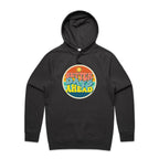Better Days Ahead - Mens Hoodie Coal Mens Hoodie Positivity Printed In Australia