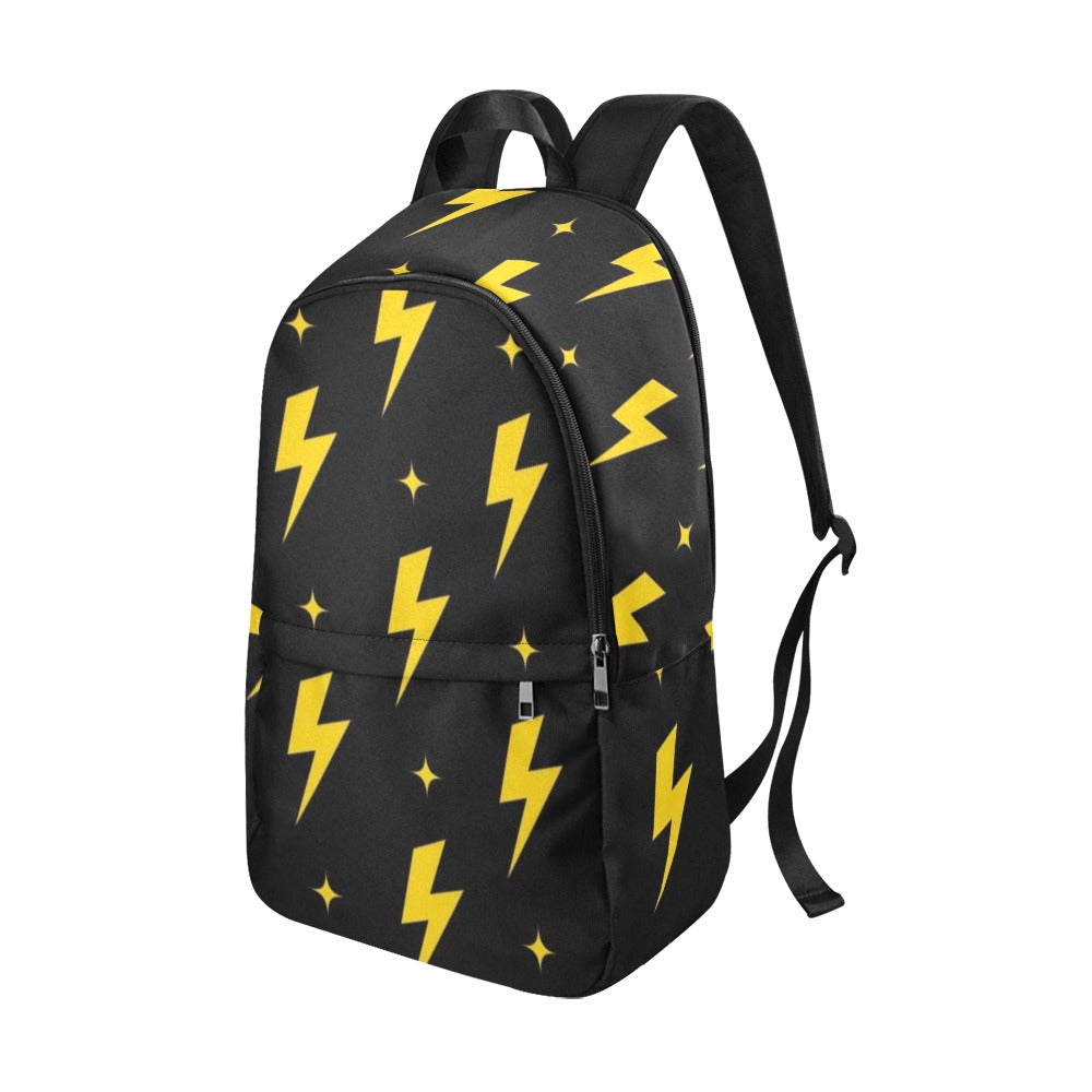 Yellow Lightning - Fabric Backpack