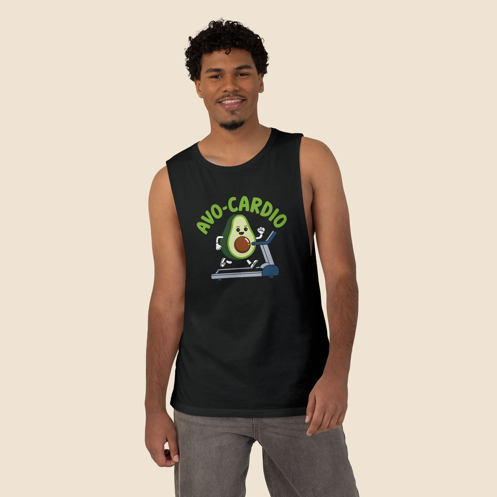 Avo-Cardio, Avocado Treadmill - Unisex Barnard Tank
