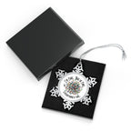 Everything Is Fine Pewter Snowflake Christmas Ornament