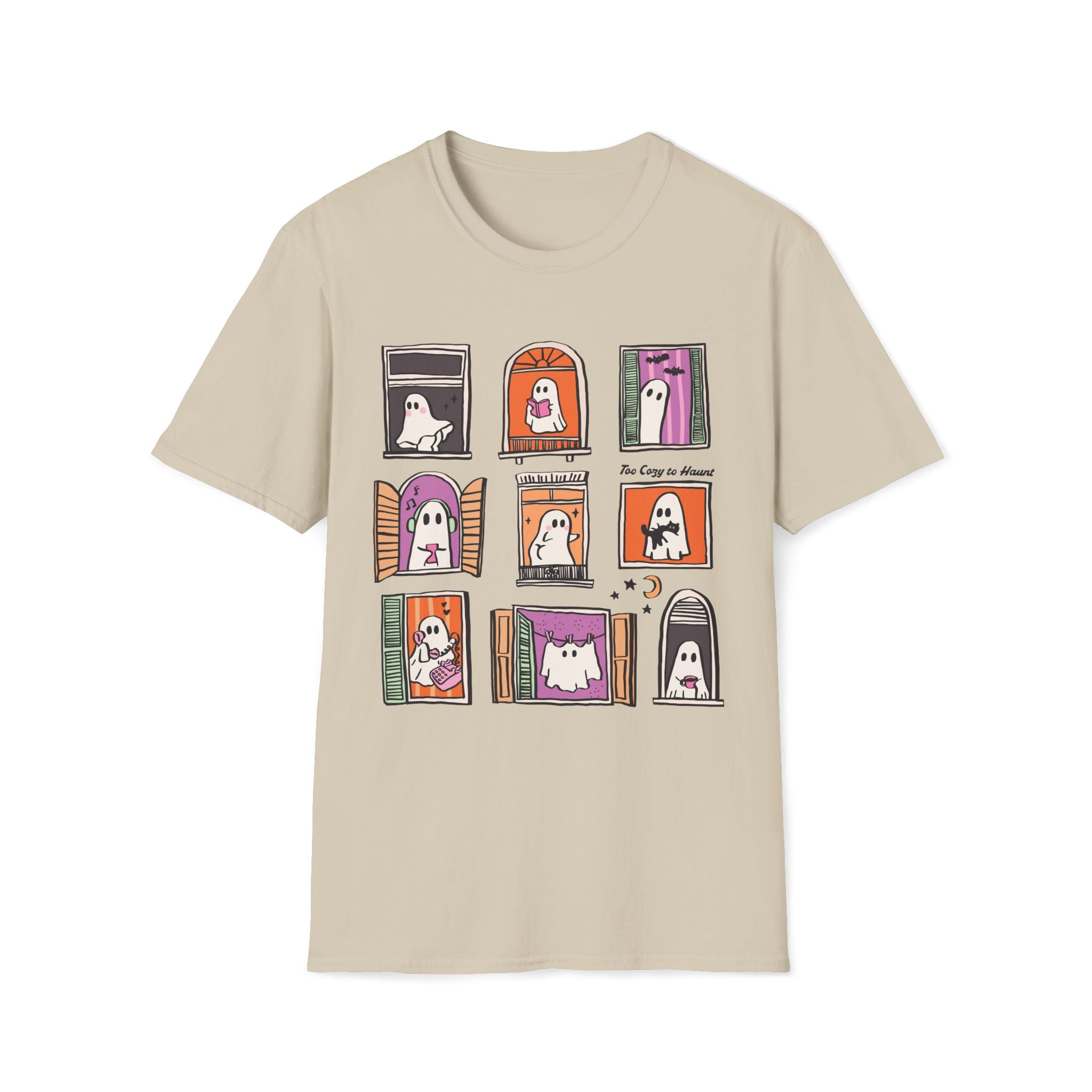 Ghosts In Windows - Unisex Softstyle T-shirt