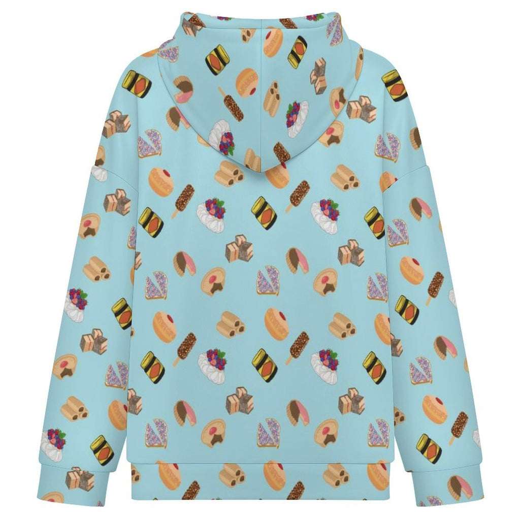 Classic Aussie Food Icons Women's Full-Zip Hoodie