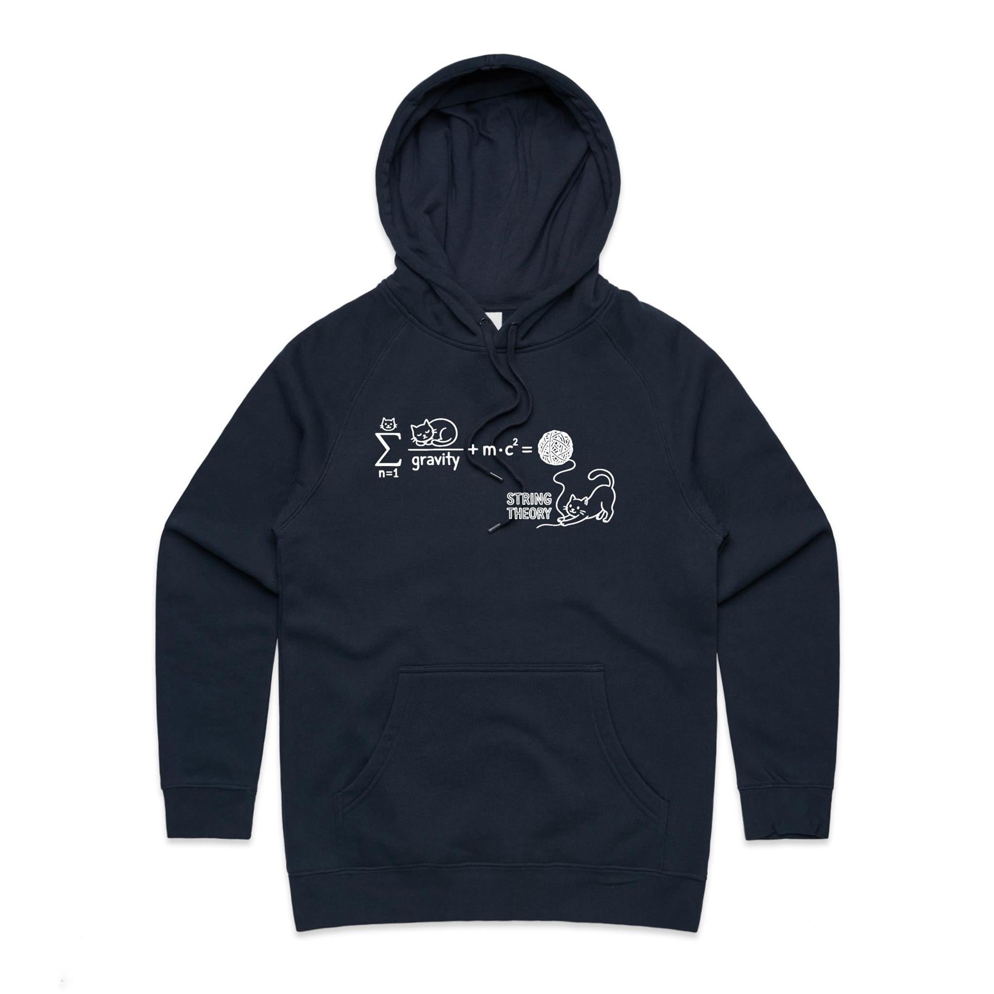 Cat String Theory Physics Women's AS Colour Hoodie