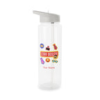Personalised - Stay Bossy - Clear Tritan Water Bottle