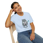 Not Before My Coffee, Cat - Unisex Softstyle T-Shirt