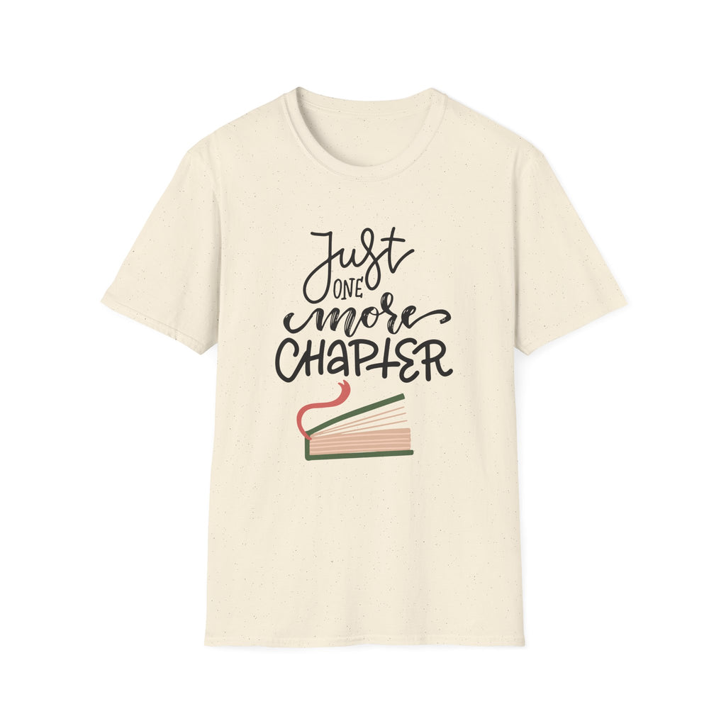 Just One More Chapter, Books - Unisex Softstyle T-Shirt