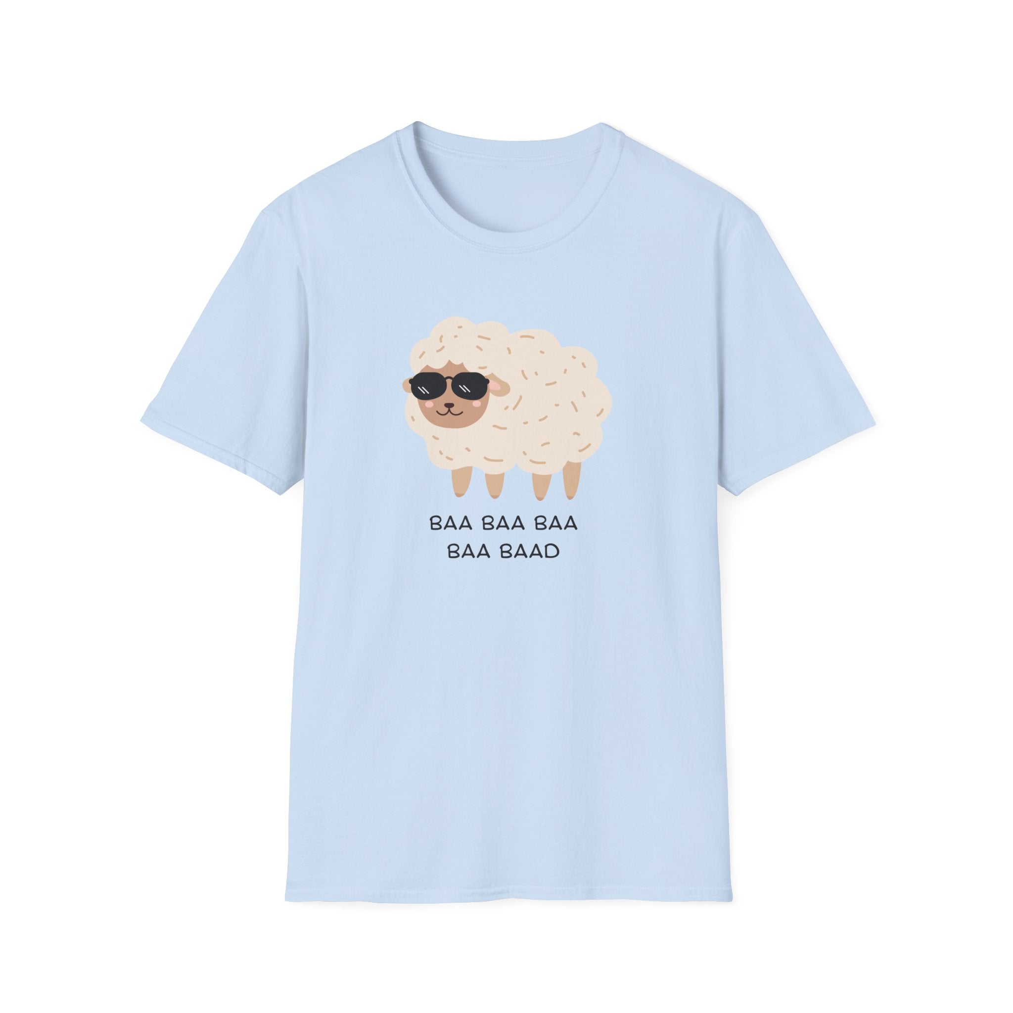 Sheep, Baa Baa Baa Baa Baad - Unisex Softstyle T-Shirt
