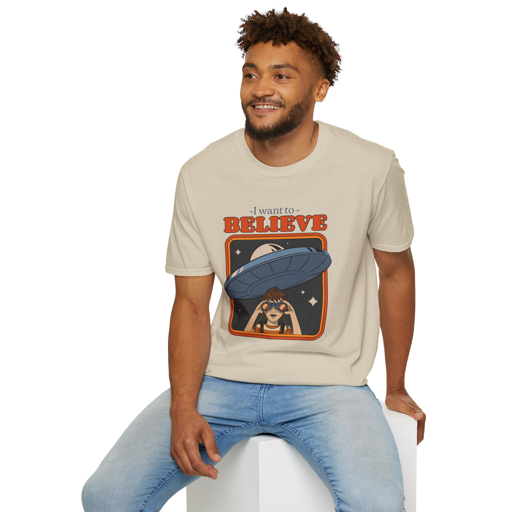 I Want To Believe, UFO - Unisex Softstyle T-Shirt