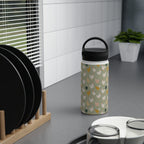 Chicken Life Stainless Steel Water Bottle, Handle Lid Stainless Steel Water Bottle With Handle Lid animal Globally Fulfilled