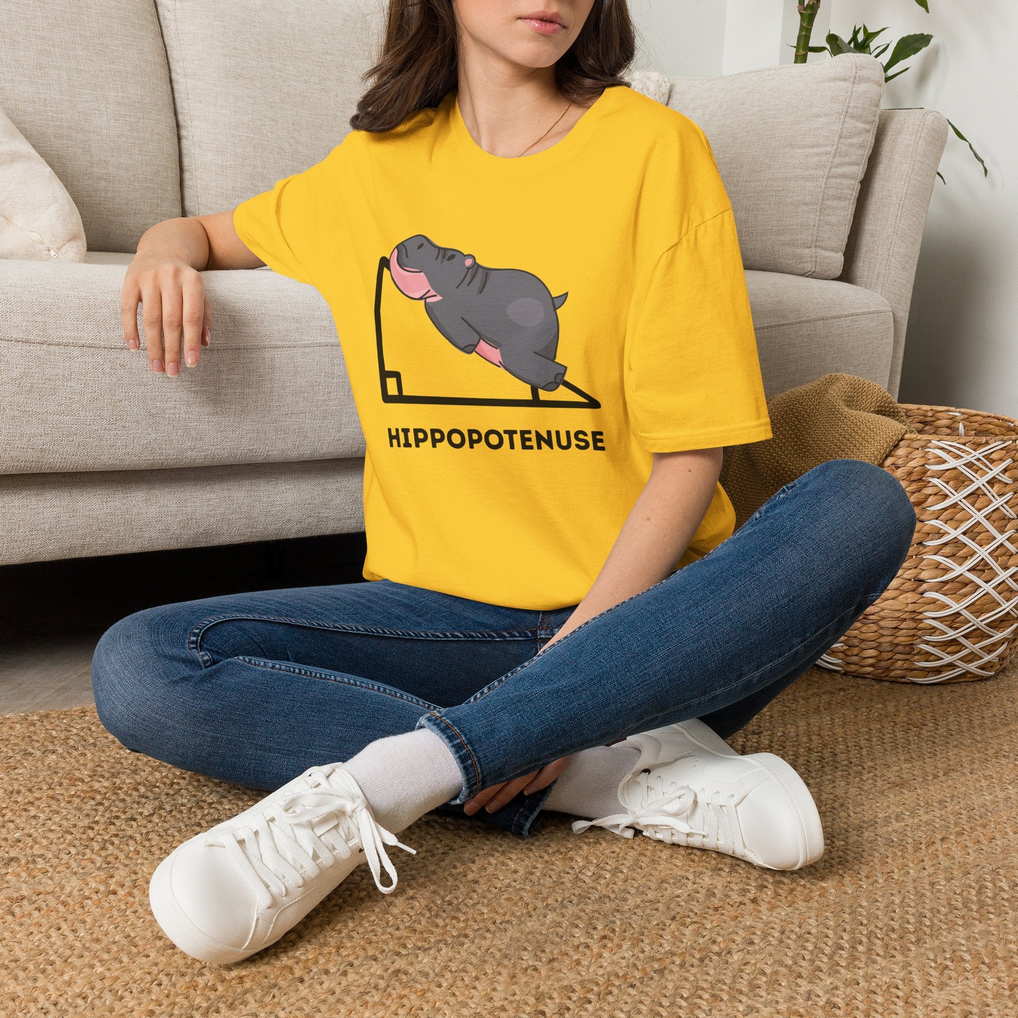 Hippopotenuse Hypotenuse Hippo Unisex T-shirt
