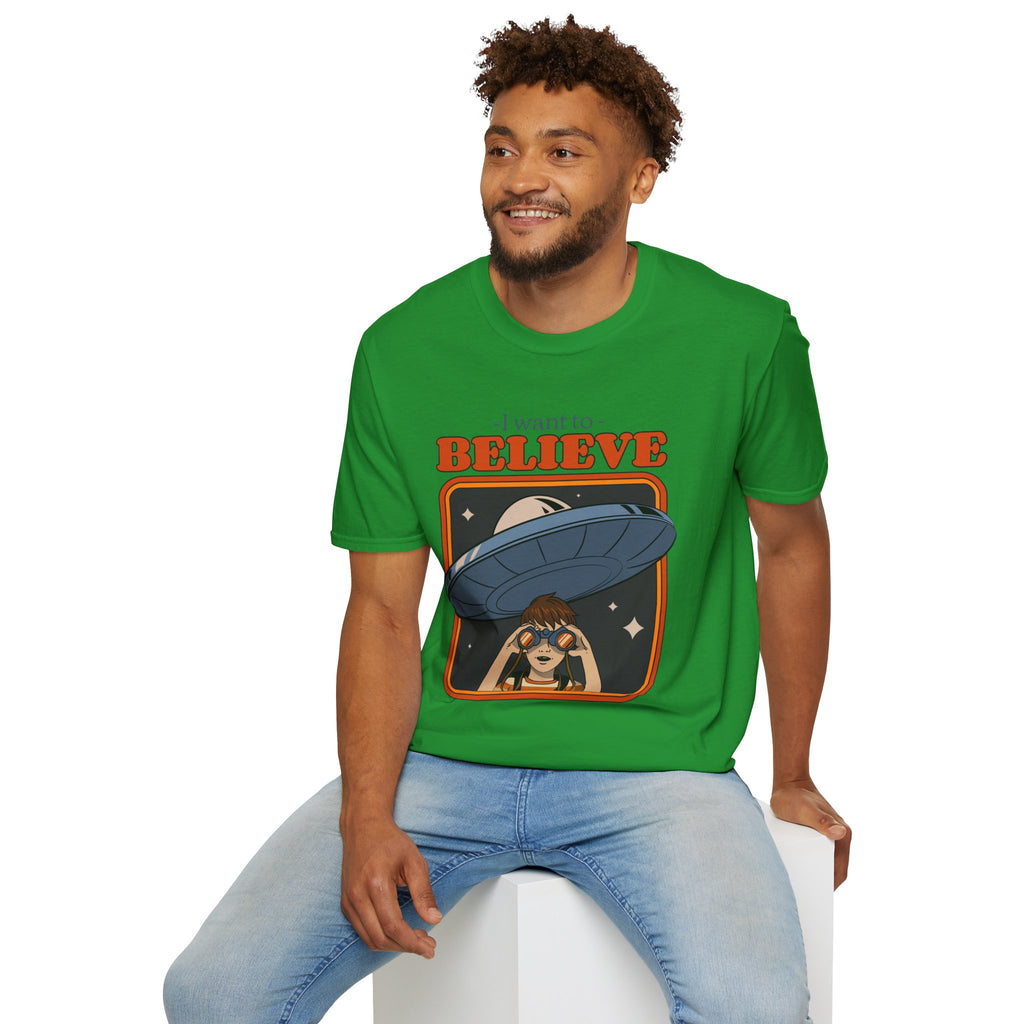 I Want To Believe, UFO - Unisex Softstyle T-Shirt