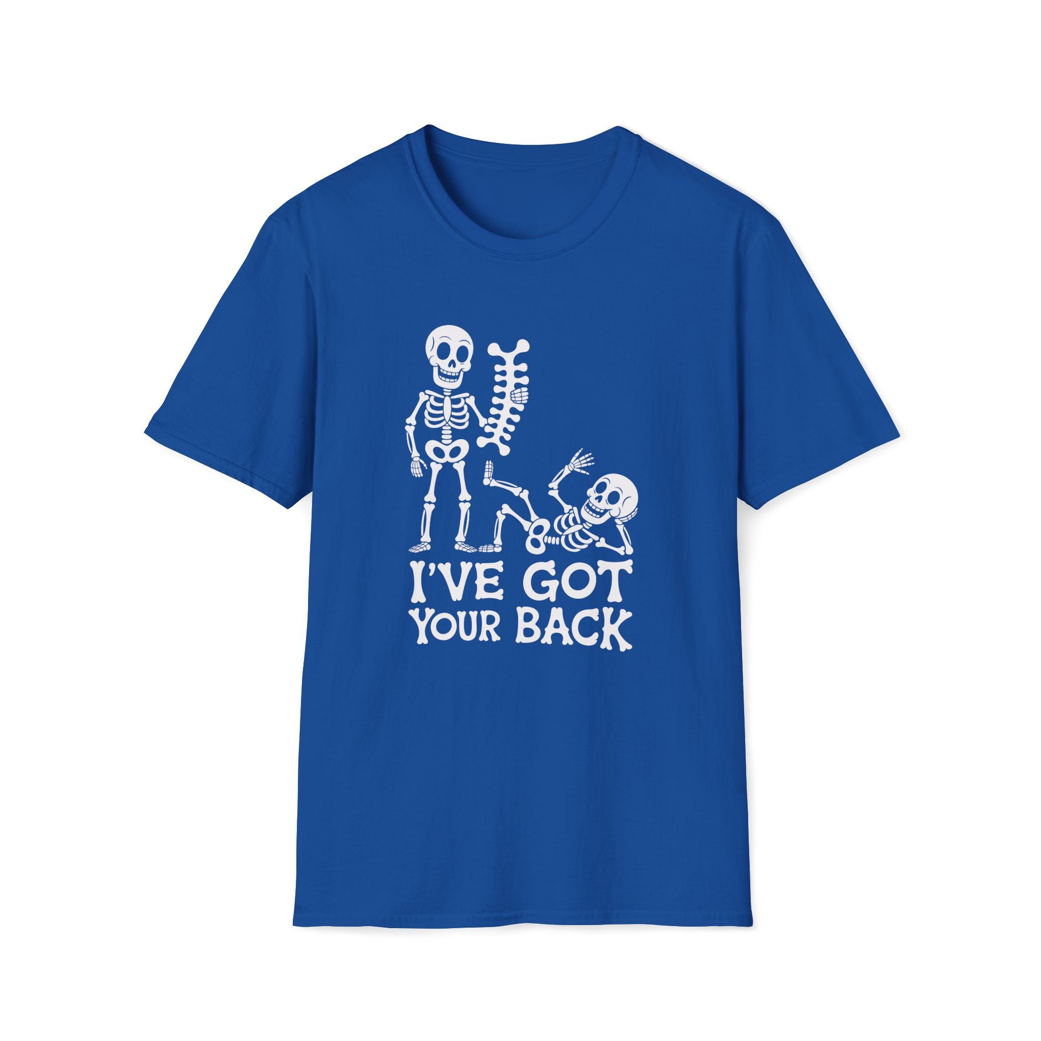 Skeleton, I've Got Your Back - Unisex Softstyle T-Shirt