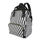 Chess Black And White - Multi-Function Backpack, Nappy / Diaper Bag