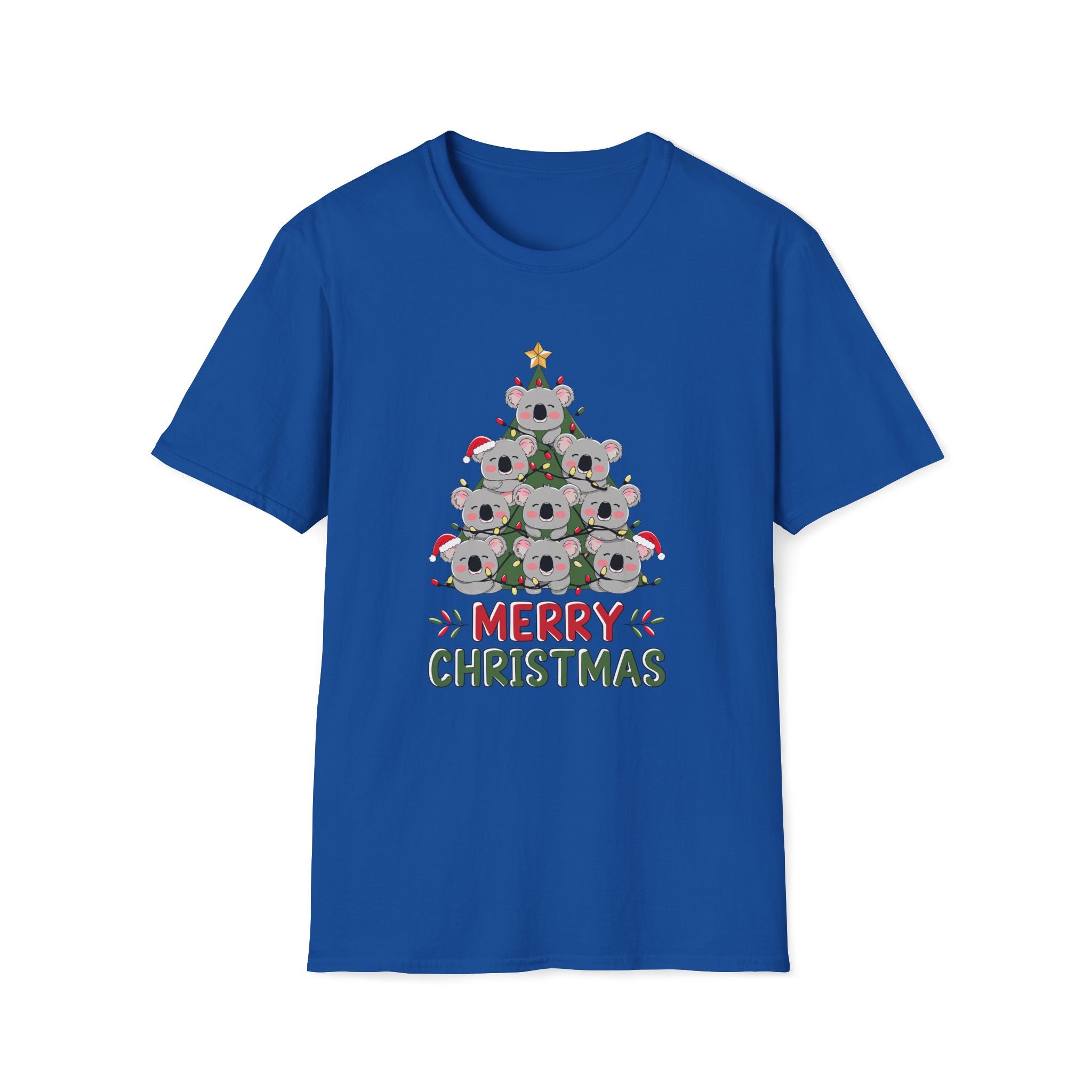 Australian Koala Christmas Tree - Unisex Softstyle T-Shirt