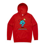 Make Every Day A Happy Earth Day - Mens Hoodie Red Mens Hoodie Environment Printed In Australia