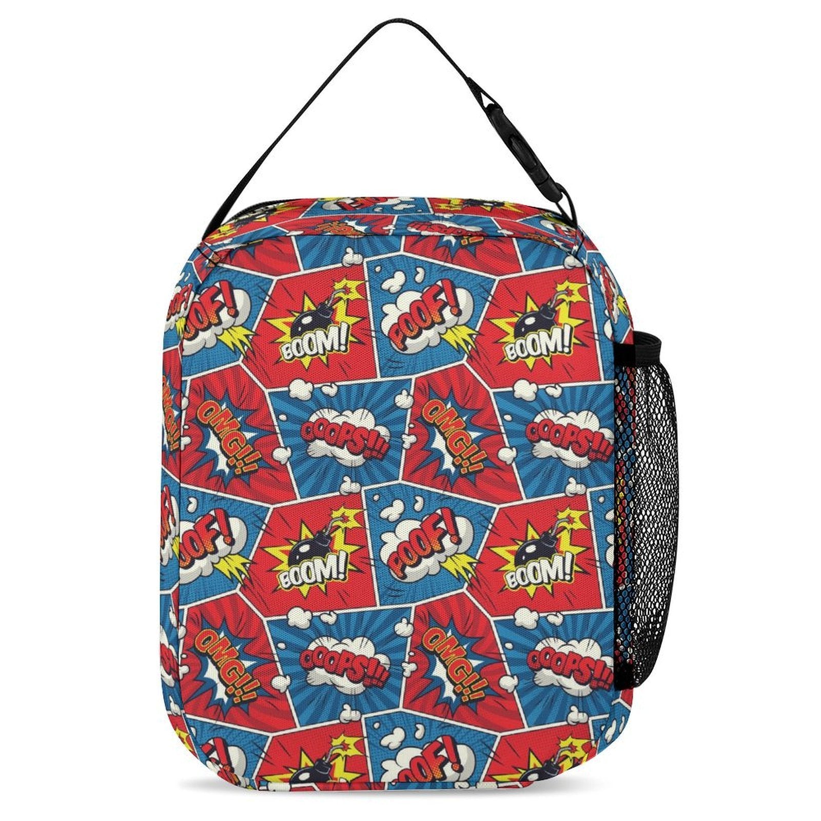 Comic Book Backpack, Lunch Bag & Pencil Case Set