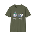 Pigeon vs Pigeoff Unisex T-Shirt Unisex Adult T-shirt Birds Globally Fulfilled