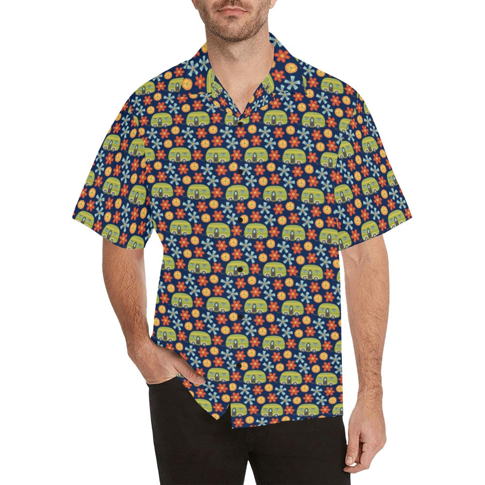Hippy Caravan - Mens Hawaiian Shirt