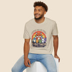 Cute Fox and Animal Friends We're All In This Together Like Hostages Unisex T-Shirt Unisex Adult T-shirt animal Globally Fulfilled