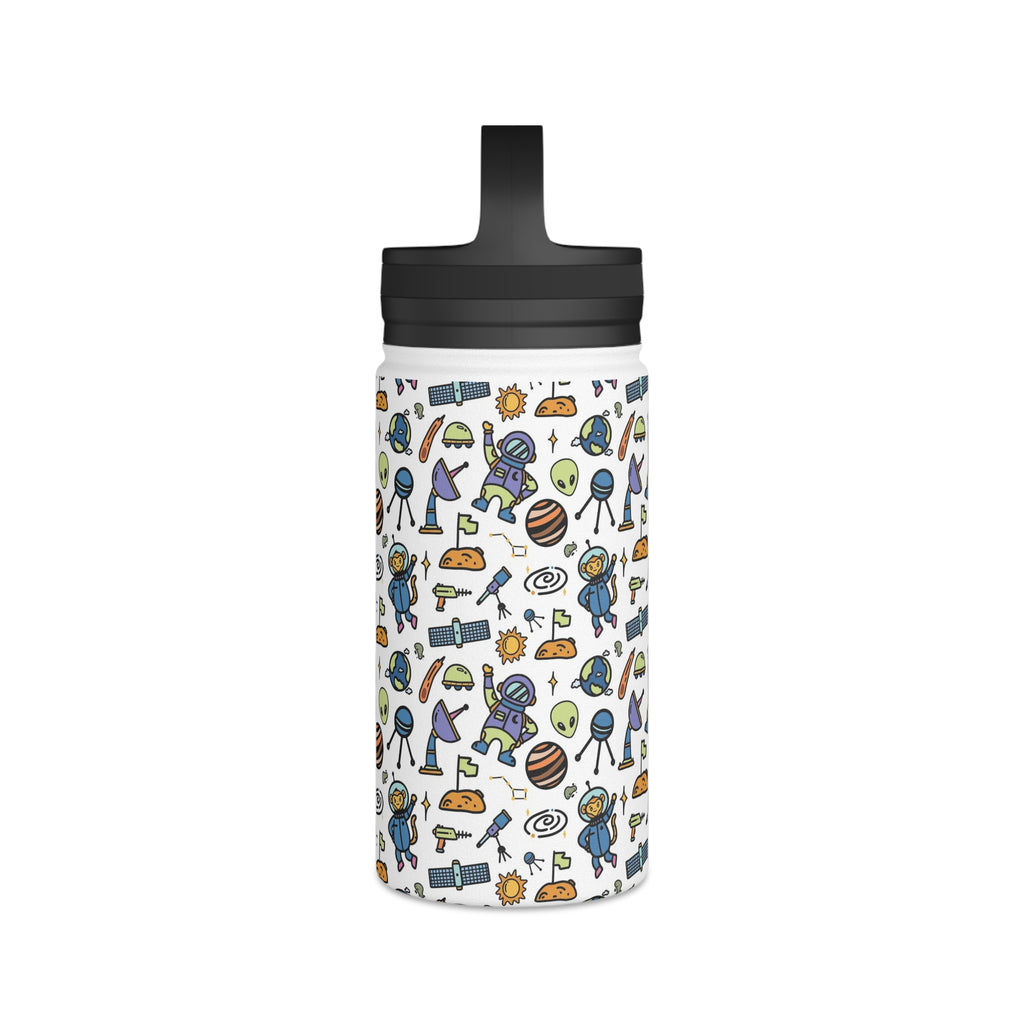 All About Space Stainless Steel Water Bottle, Handle Lid Stainless Steel Water Bottle With Handle Lid Globally Fulfilled Space