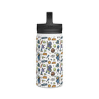 All About Space Stainless Steel Water Bottle, Handle Lid Stainless Steel Water Bottle With Handle Lid Globally Fulfilled Space