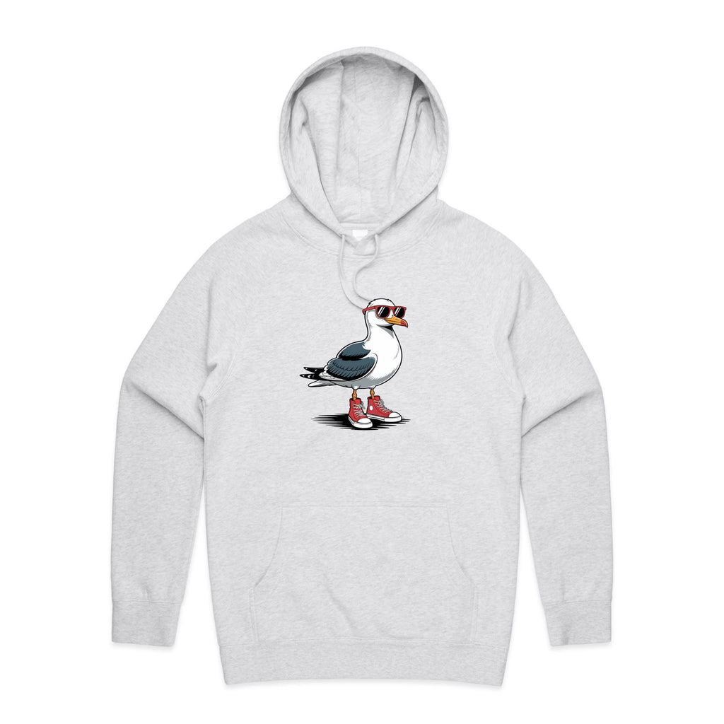 Seagull With Sunglasses And High Tops Men's AS Colour Hoodie