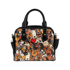 Dog Crowd 2 - Shoulder Handbag (Model 1634) Shoulder Handbags (1634)