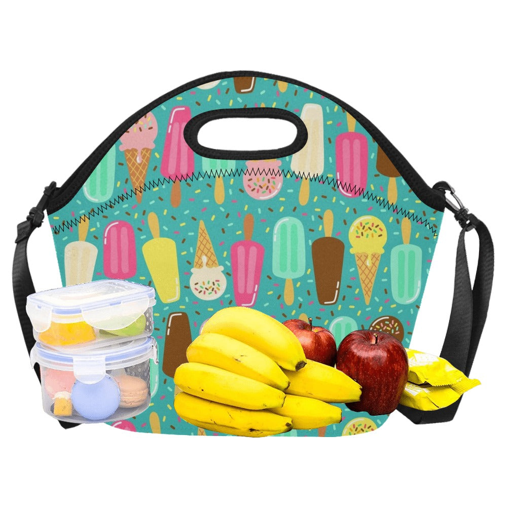 Ice Cream - Neoprene Lunch Bag Neoprene Lunch Bag Printed Offshore