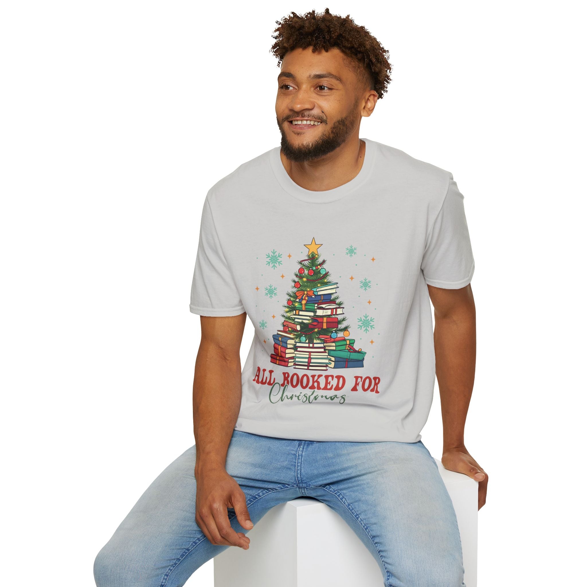 All Booked For Christmas - Unisex Softstyle T-shirt