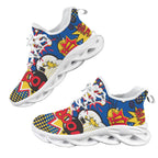 Blue Comic Book Women's Twisted Sole Sneakers