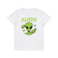 Aliens Don't Believe In You Either Kids AS Colour T-shirt