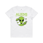 Aliens Don't Believe In You Either Kids AS Colour T-shirt