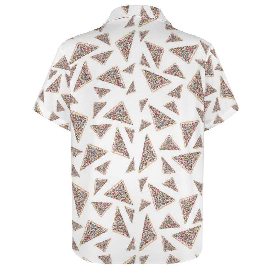 Fairy Bread Women's Collared Pocketless Short Sleeve Shirt
