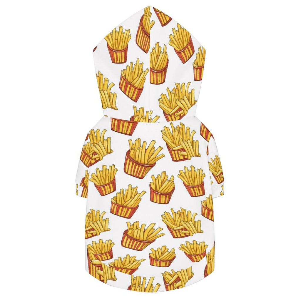 French Fries Pet Hoodie (Large Size)