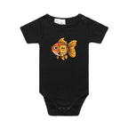 Gold Fish Periodic Table AS Colour Baby Bodysuit