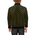 Yellow Lightning Kids Bomber Jacket Kids Bomber Jacket comic Printed Offshore