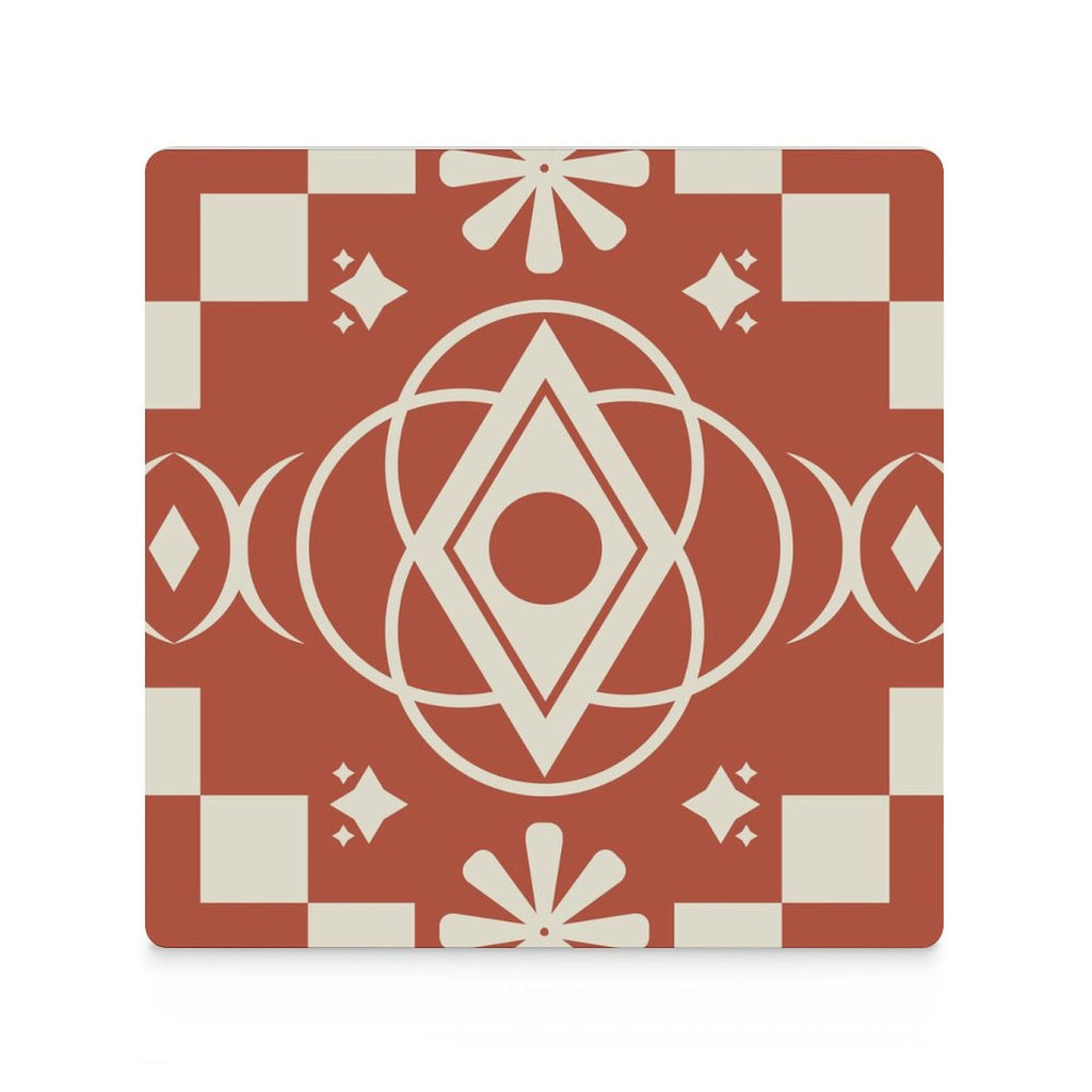 Art Deco - Ceramic Coasters (Square) Ceramic Coasters Printed Offshore