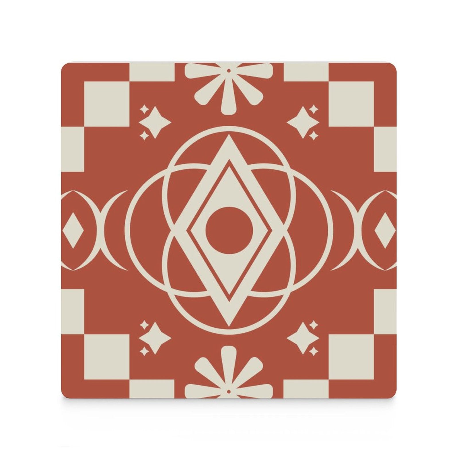 Art Deco - Ceramic Coasters (Square) Ceramic Coasters Printed Offshore