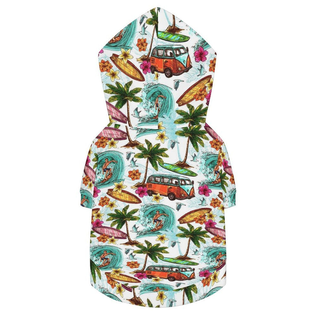 Surfing Safari Pet Hoodie (Small Size)