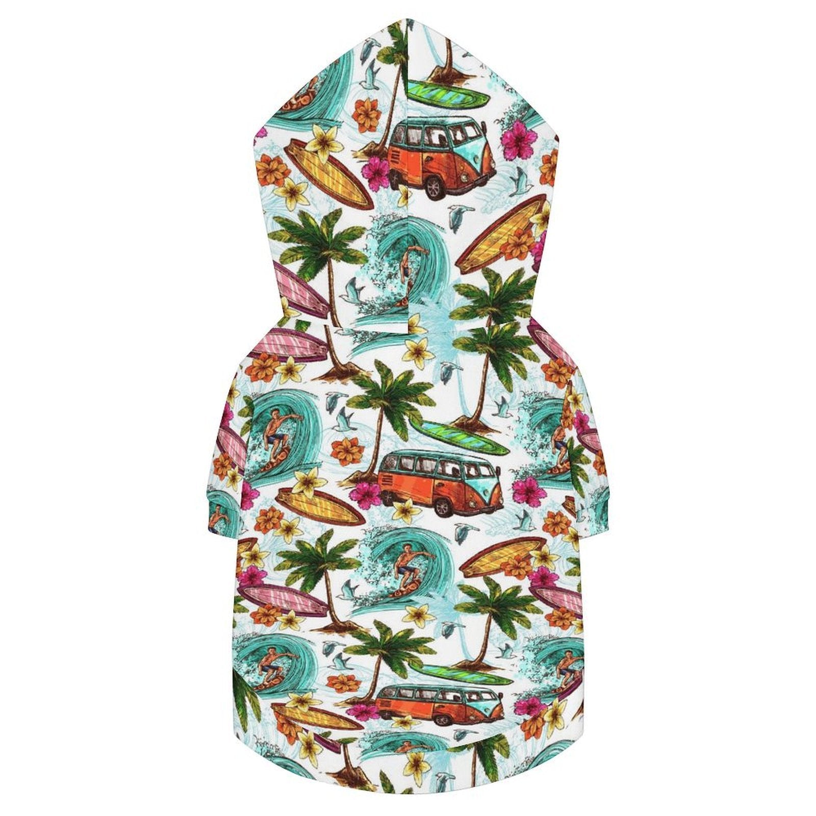 Surfing Safari Pet Hoodie (Small Size)