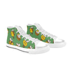 Busy Bees Kids High Top Canvas Shoes Kids High Top Canvas Shoes animal Printed Offshore
