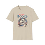 Maybe Books Are Addicted To Me, Cat - Unisex Softstyle T-shirt