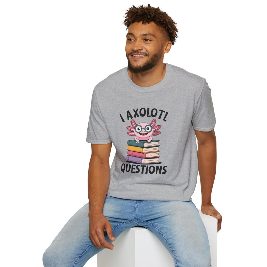 I Axolotl Questions - Unisex Softstyle T-Shirt