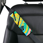 Bright And Colourful Car Seat Belt Cover 7''x10'' (Pack of 2) Car Seat Belt Cover 7x10 (Pack of 2) Printed Offshore