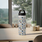 All About Space Stainless Steel Water Bottle, Handle Lid Stainless Steel Water Bottle With Handle Lid Globally Fulfilled Space