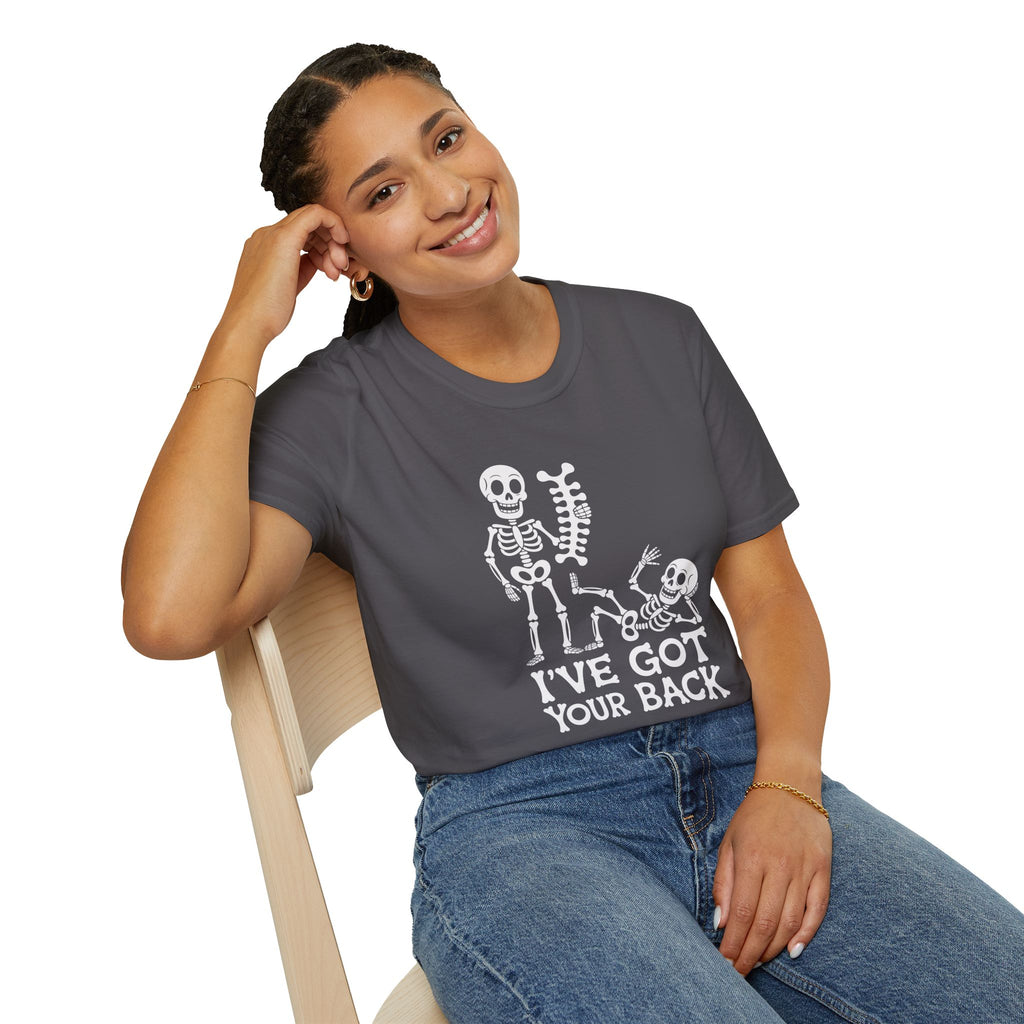 Skeleton, I've Got Your Back - Unisex Softstyle T-Shirt