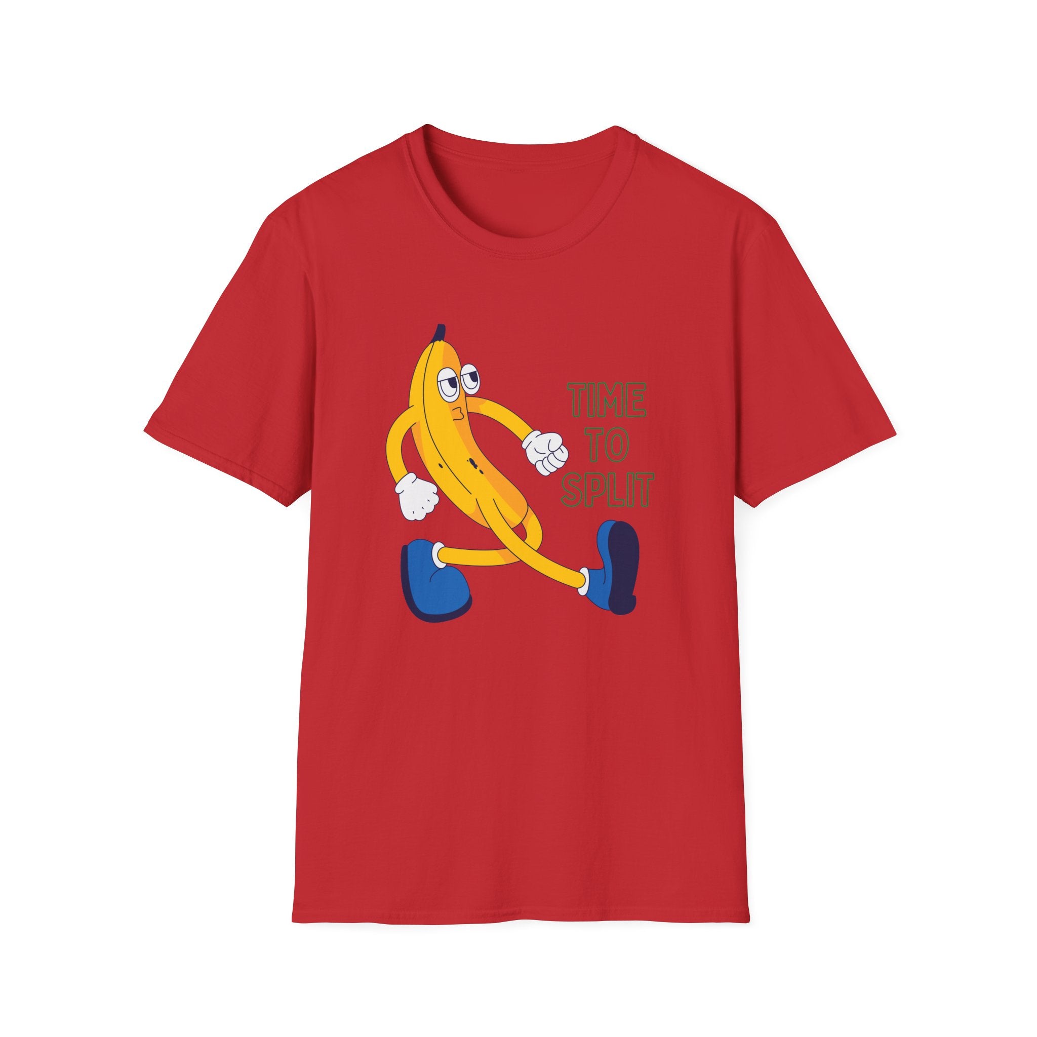 Banana, Time To Split - Unisex Softstyle T-Shirt