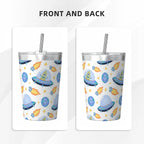 UFO's Small Stainless Steel Travel Mug Cup 12oz/350ml